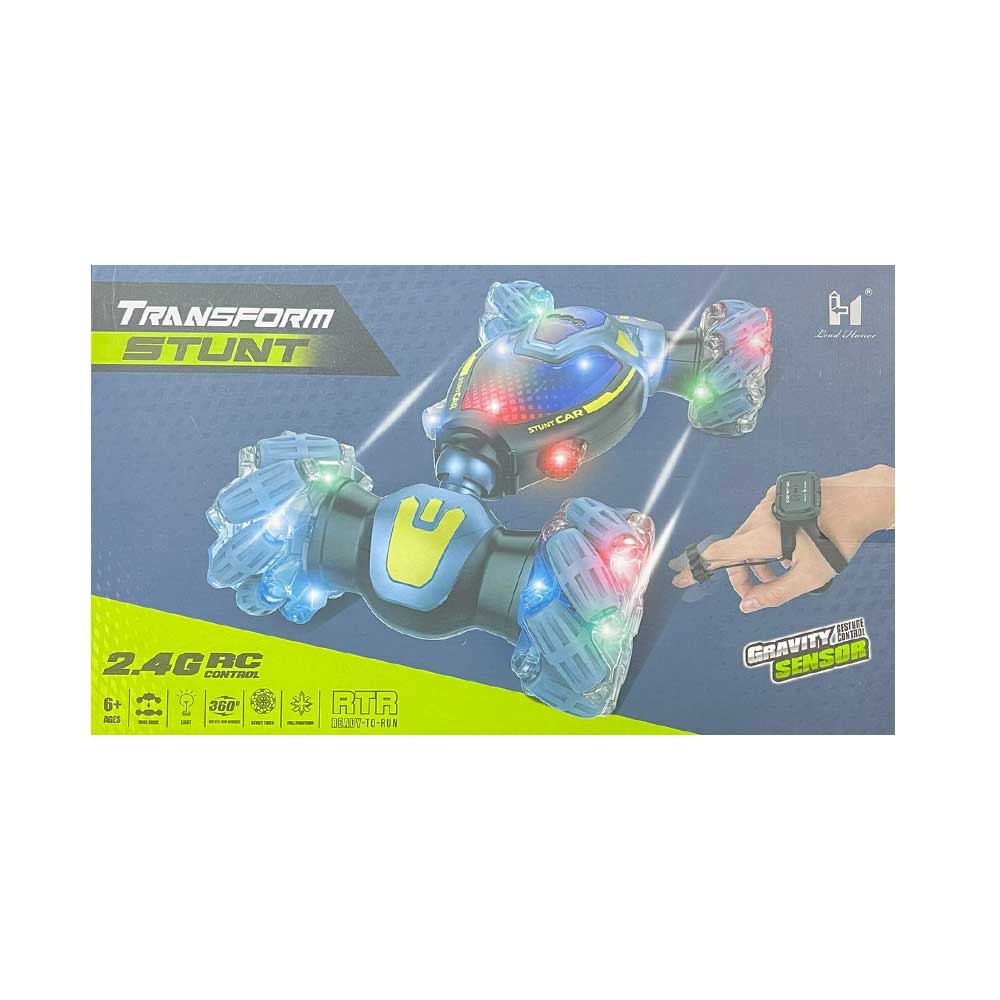 Buy Online 2.4GHz 4WD RC Stunt Car with Gesture Sensor Watch and